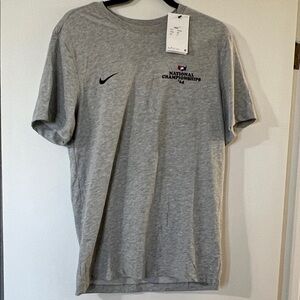 Nike Heather Gray National Championships Tee